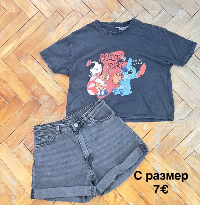 Дамски лотове къси панталони и топ