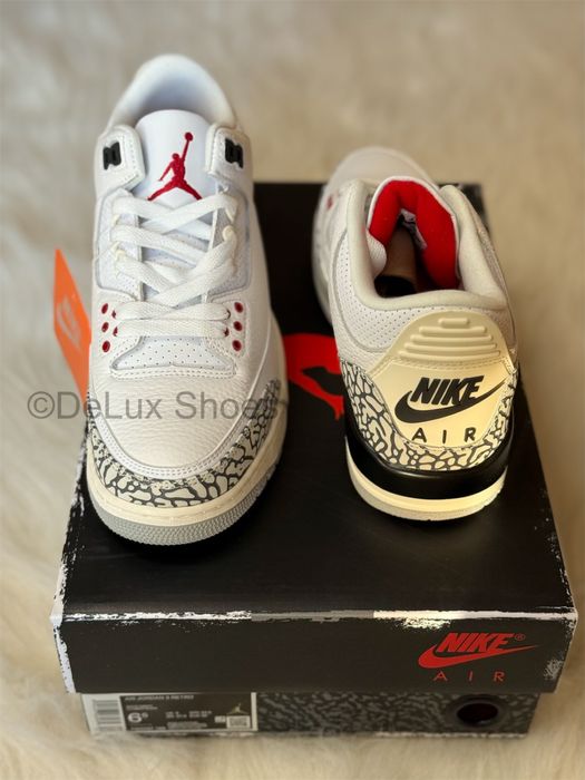 Air Jordan 3 Retro White Cement Full Box VerificareColet Size 35,5-45
