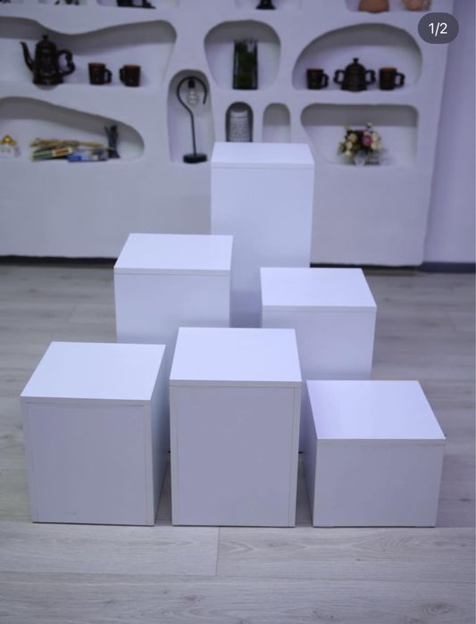 Кубы разные для фотостуди, бутика