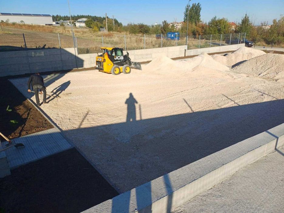 Всички  изкопни услуги с мини багер и челен товарач, комбиниран багер