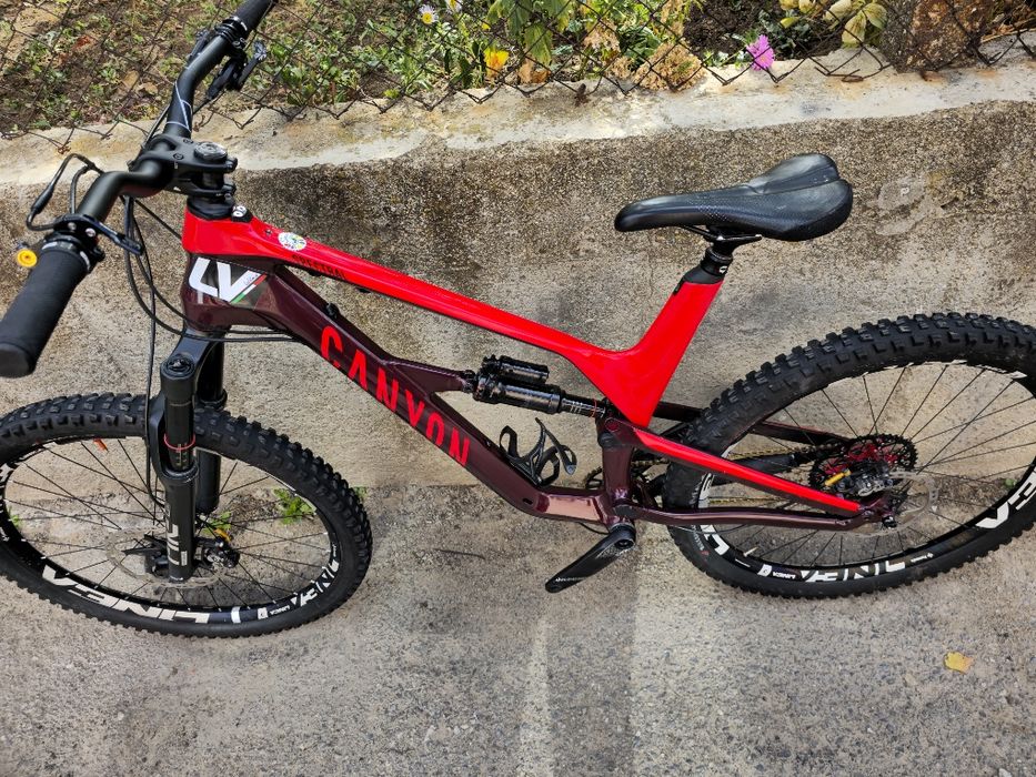 Canyon spectral CF 27.5 L 1х12 GX Full Rockshox Карбонов велосипед 4-бутални Saint Shimano