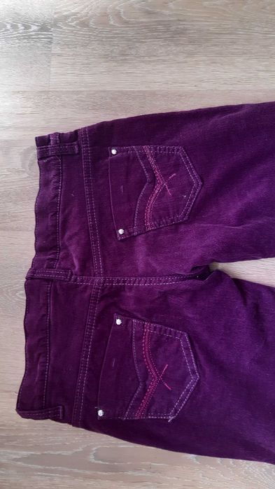 Нови топли джинси 158см