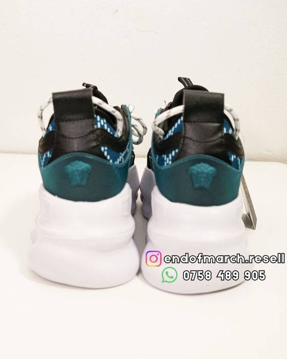 Versace Chain Reaction Negru Albastru