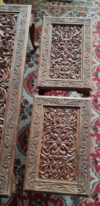 Set 3 mese lemn masiv