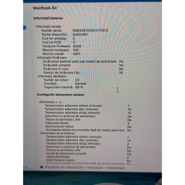 MacBook Air 15 M3 256GB Silver - GARANTIE 12 LUNI | TrueGSM