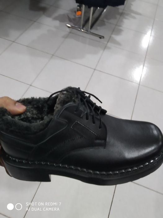 Утеплённые ботинки и полусапоги из натуральной кожи с мехом