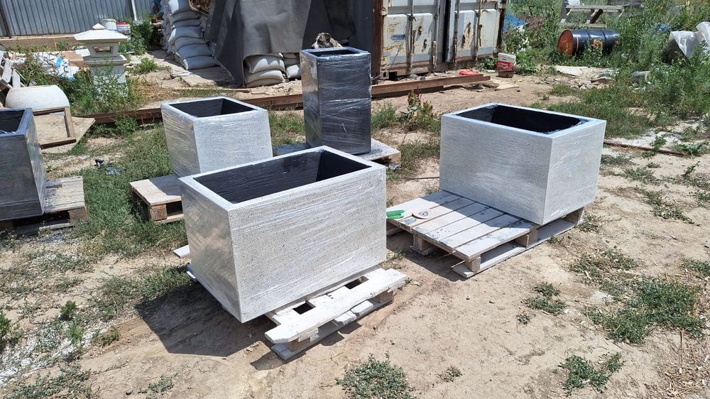 Вазоны, вазон, кашмо вазы из композитного мрамора