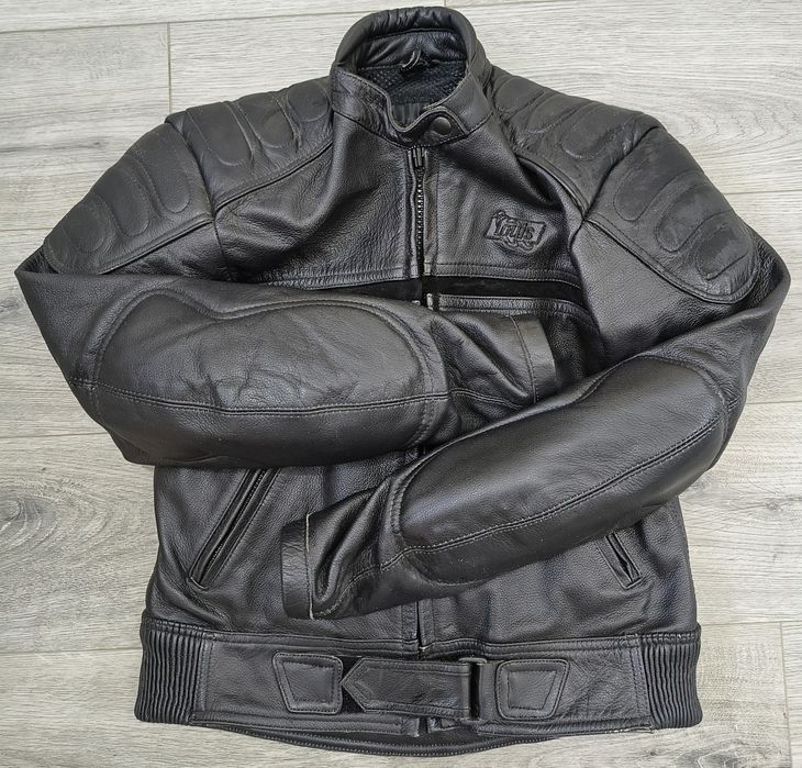 Geacă moto piele full protecții, Louis, S/38