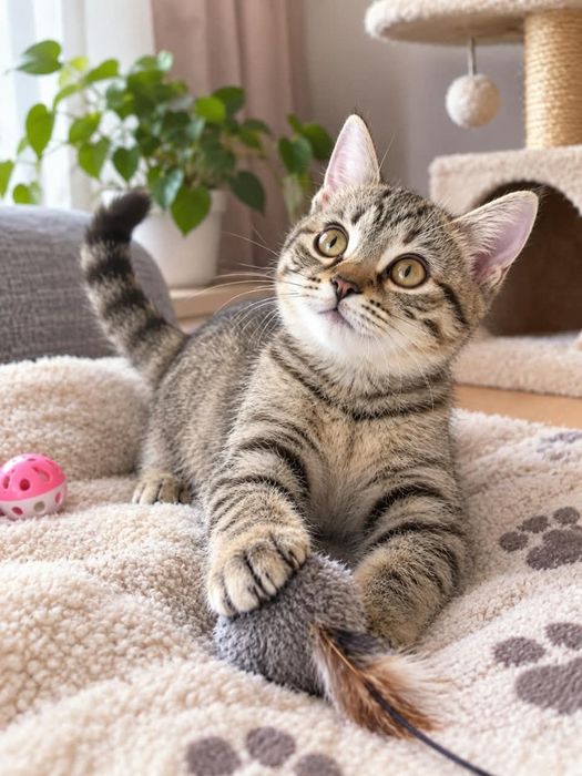 Котенок девочка ждёт семью