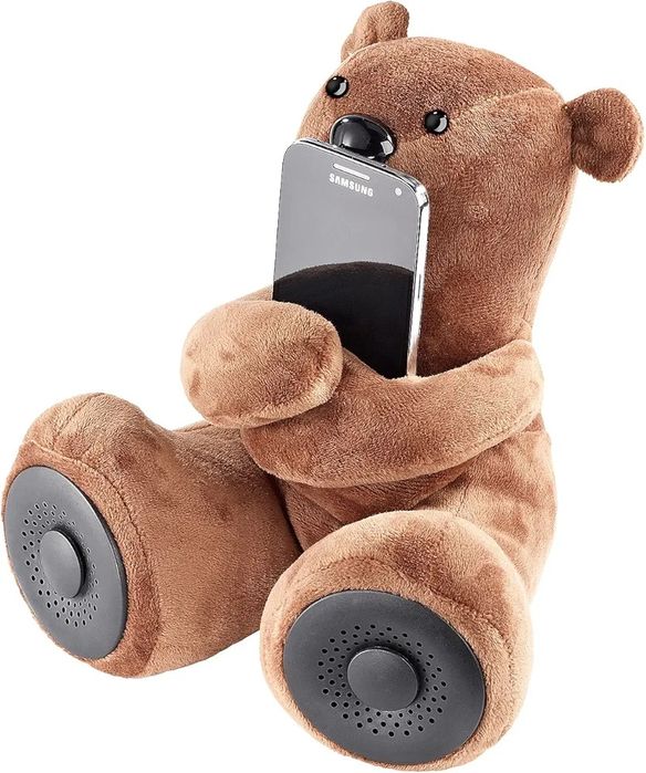 Мишка Teddy, колонка для телефон, отдых