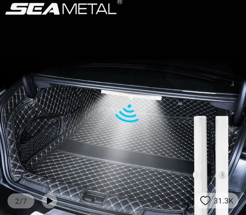 Магнитна USB зареждаща се LED автомобилна светлина