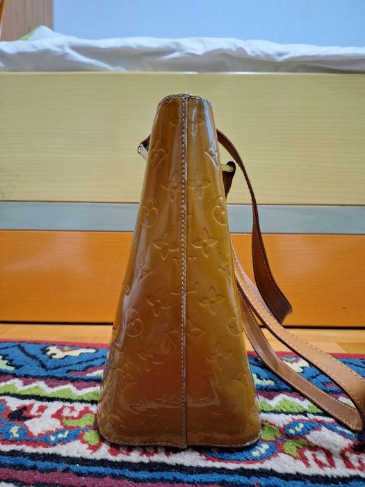Дамска чанта LOUIS VUITTON Monogram Vernis Houston Hand Bag in gold
