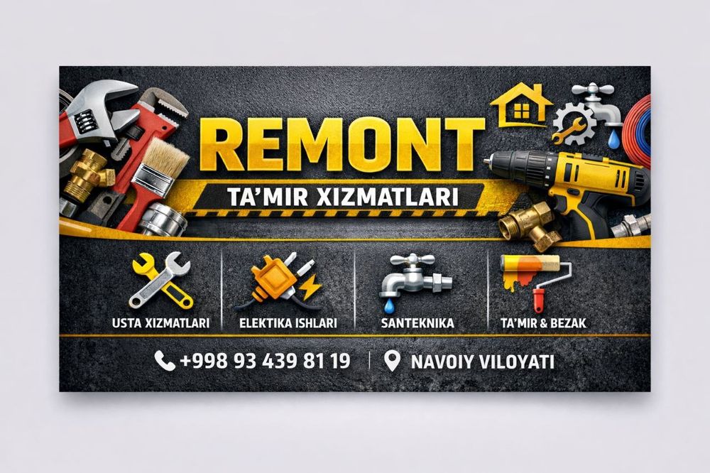 Elektr mantaj ishlarini bajaramiz