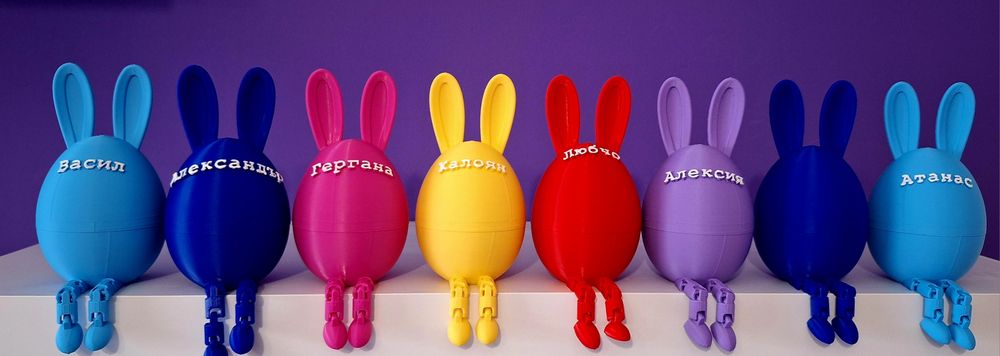 Персонализирани великденски яйца на 3D принтер!