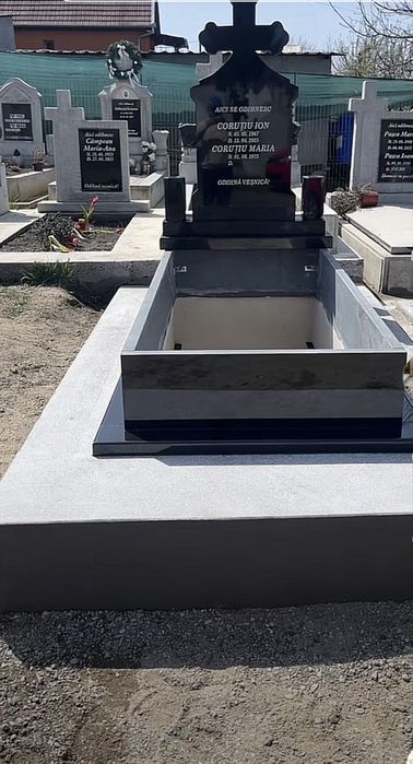 Monumente/Construcții  funerare din Granit ,Marmură si Mozaic