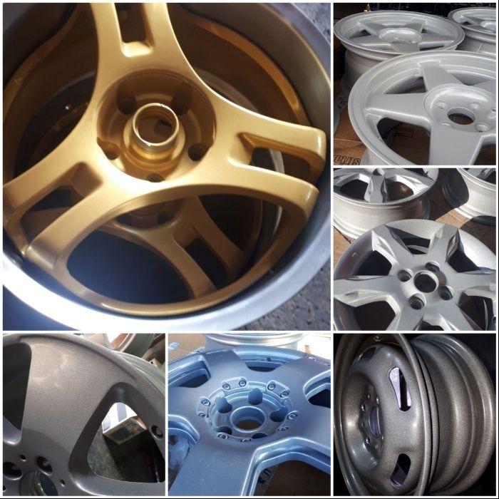 Полимерный цех. Покраска дисков.