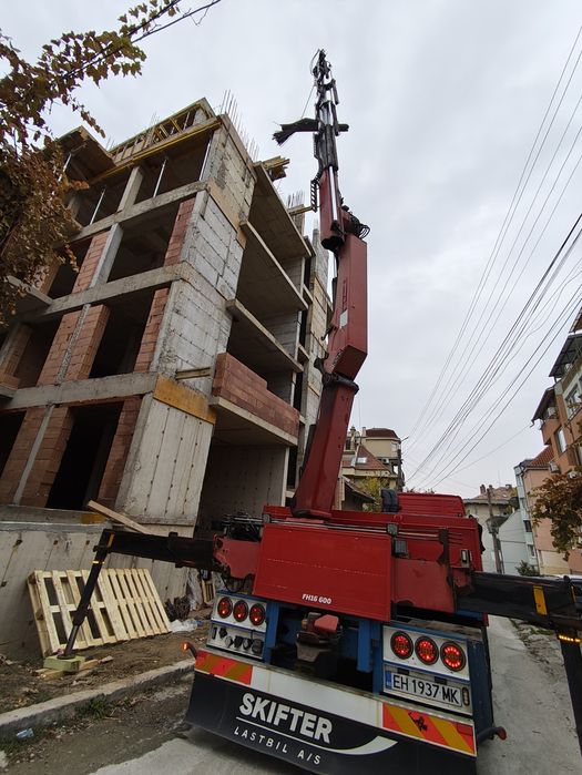 Транспортни услуги с бордови КРАН !!!