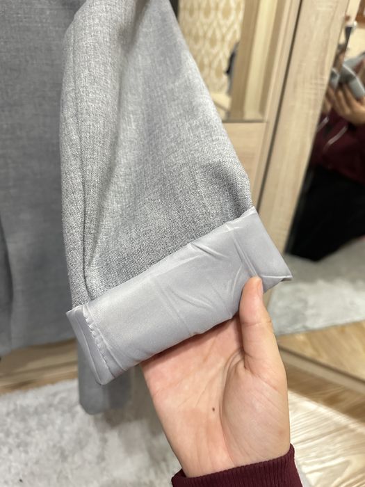 Пиджак оверсайз серый бу