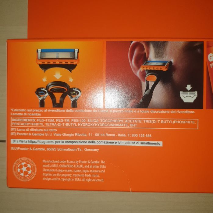 Set 9 rezerve Gillette Fusion