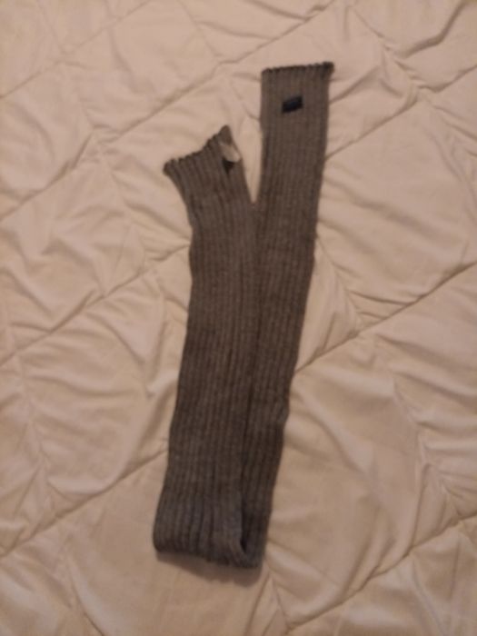 Fular de copii gri din acrilic