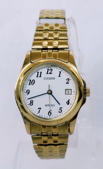 Ceas de dama Citizen cu Quartz, carcasă si bratara din oțel inoxidabil.
