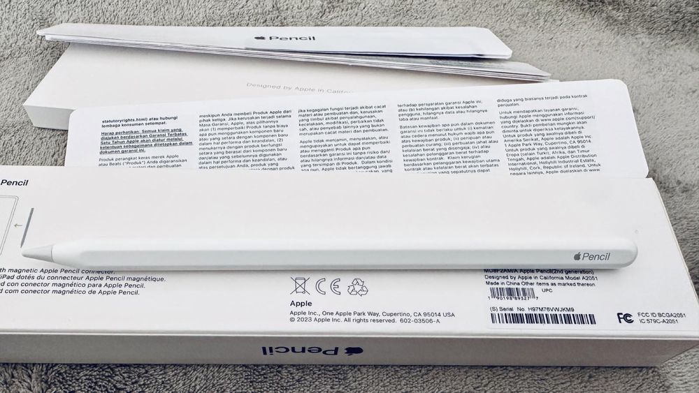 Химикал Стилус Apple Pencil 2 –2nd Generation, Безжичен стилус за iPad