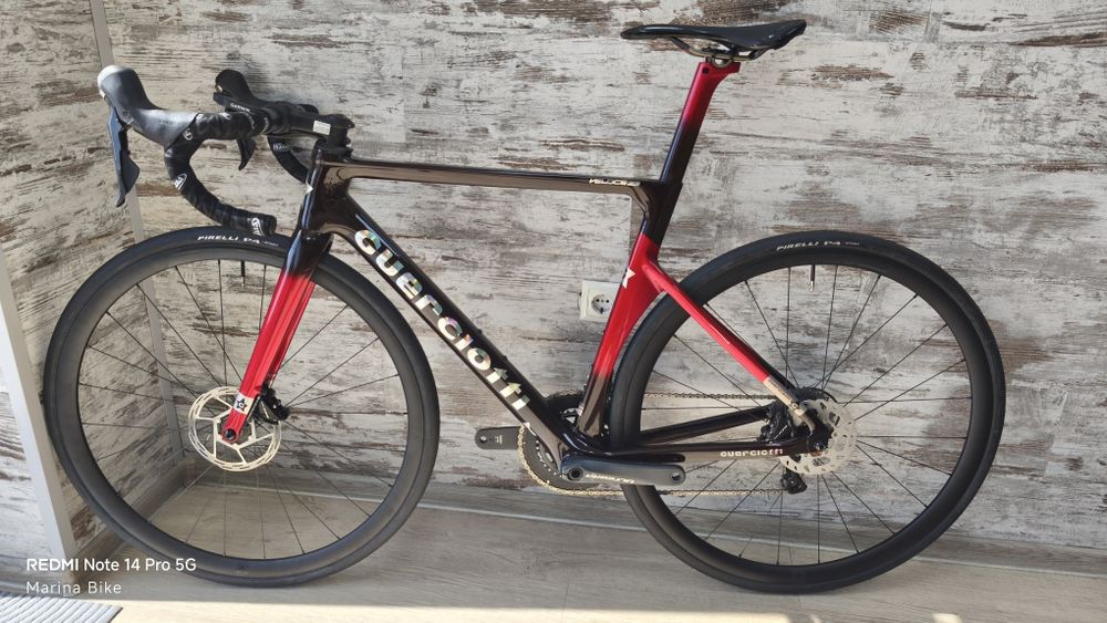 Карбонов шосеен велосипед Guerciotti Veloce S Ultegra Mix Velomann V30 | M (Пребоядисван)