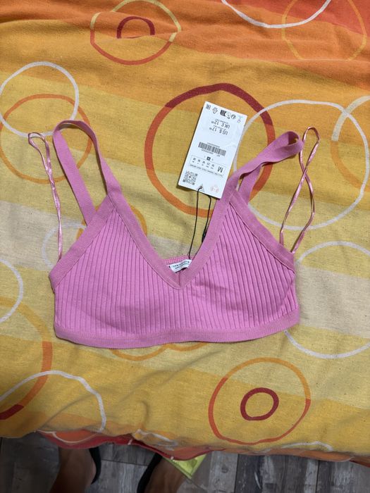 ZARA- розово късо потниче