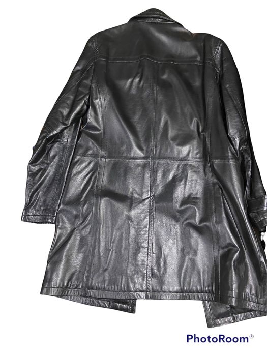 Кожаный сюртюк (куртка, плащ)