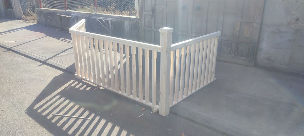 Дървен парапет по размер