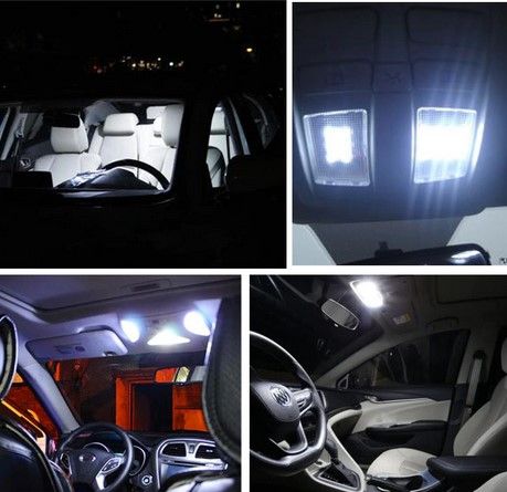 Комплект сулфидни CANBUS LED крушки 36мм/39мм/41мм