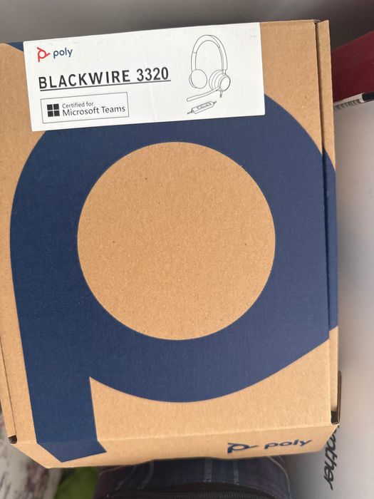 слушалки Poly Blackwire 3320 | USB | Сертифицирани за Microsoft Teams