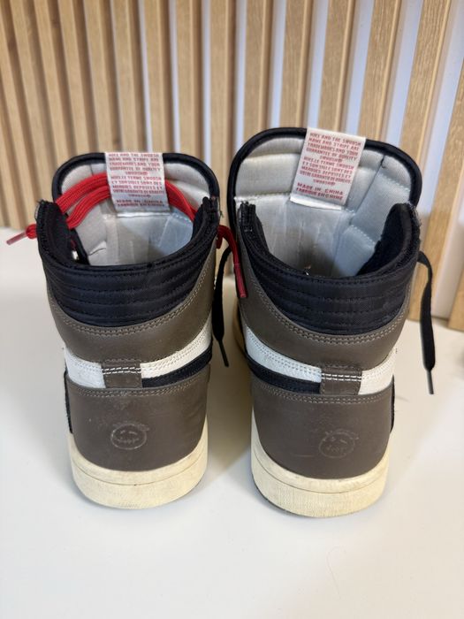 Papuci air jordan 1 high travis scott