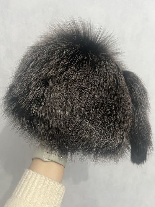 Теплая дубленка и шапка чернобурка