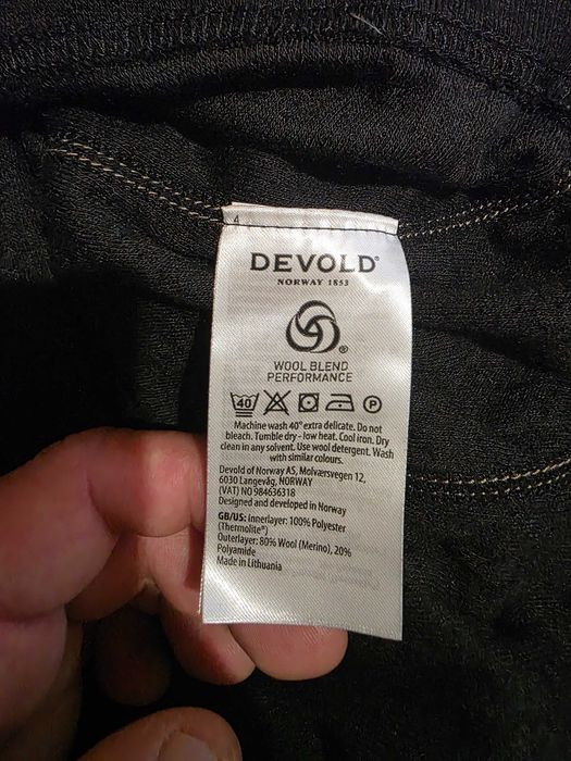 DEVOLD Breeze Merino Wool Мъжка Блуза Джърси С Дълъг Ръкав Раз.M