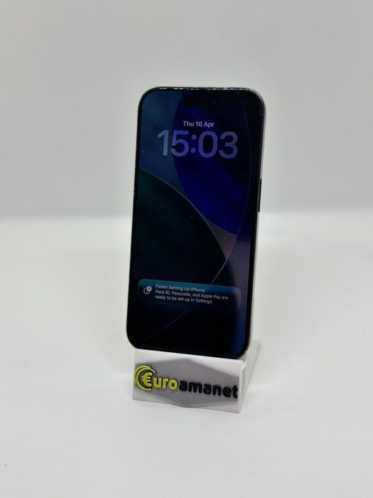 Telefon mobil Apple iPhone 15 Pro, 128GB, Baterie 80% -A-