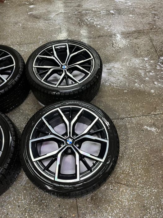 Диски  с шинами  BMW оргинал р19  розношироки