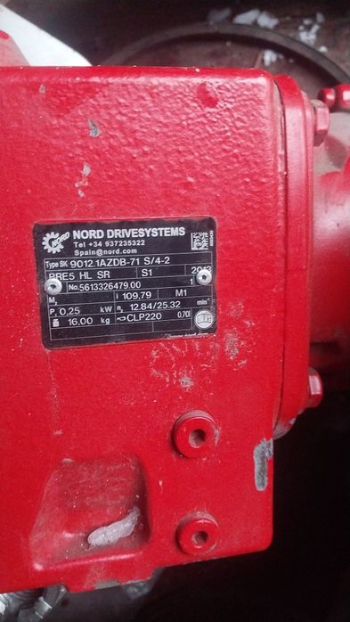 Продам мотор редуктор норд для кранбалки
