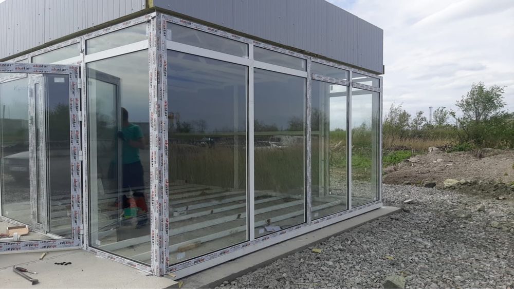 Двери и витражи из алюминиевого профиля