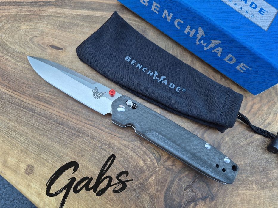 Сгъваем нож Benchmade VALET 485-1, M390.,карбон