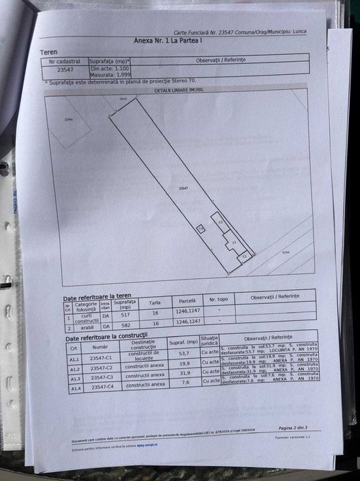 Casă cu teren 1.100 mp de vânzare – Lunca, Teleorman