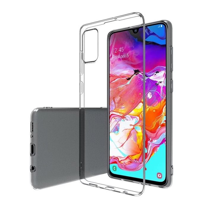 Husa Silicon Neagra / Clara 0.25MM - Samsung A21S/A22/A23/A25/A24/A26