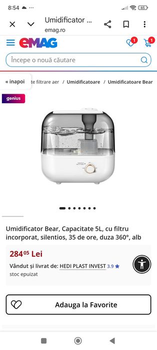 Umidificator bear