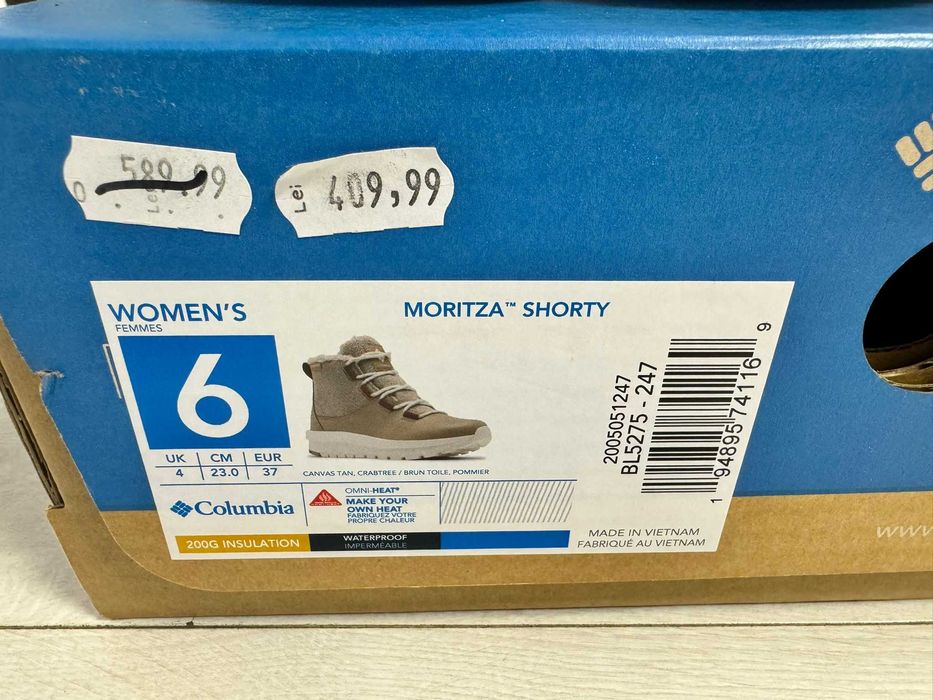 Ghete impermeabile Columbia Moritza, nr. 36, ca si noi