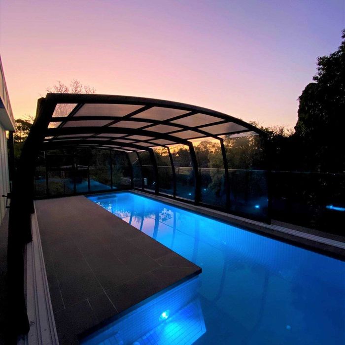 Раздвижной павильон для бассейна