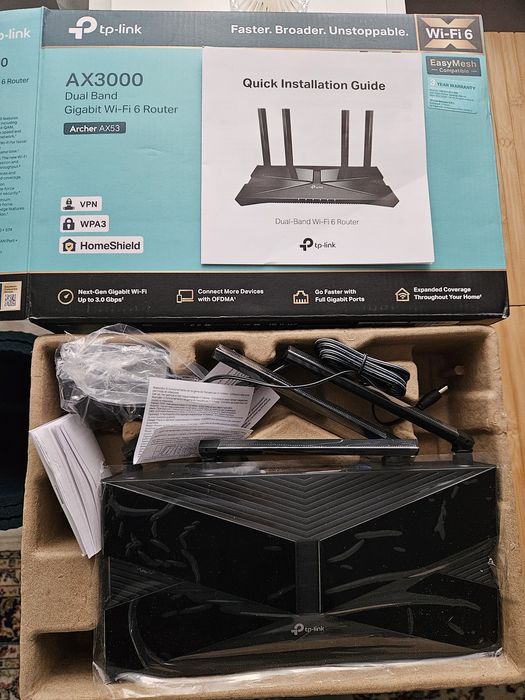 Router Wireless TP-Link Archer AX53, AX3000, Dual-Band, Wi-Fi 6