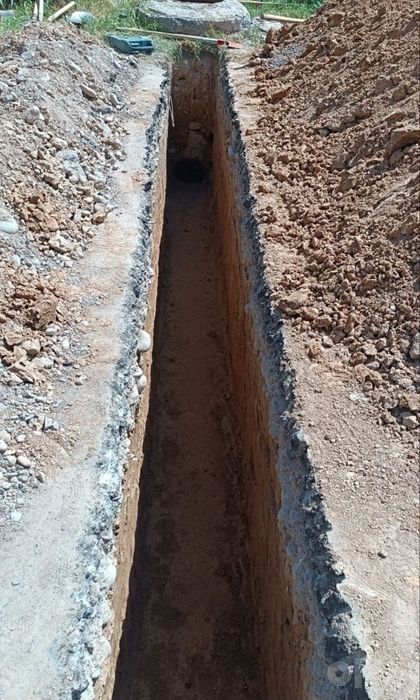Ura urachi transha santexnik ishlari яма транша ура калодис казимиз