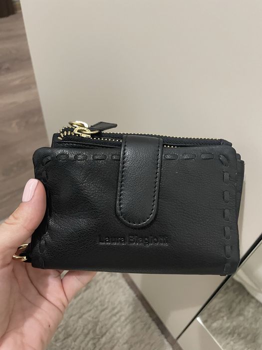 Портмоне дамско 2 в 1 естествена кожа