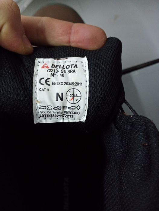 Bocanci de protecție din piele 47 / Ghete cu protectie