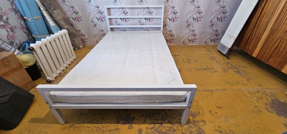 АКЦИЯ.Двуспальная кровать. Металлическая кровать.Kravat